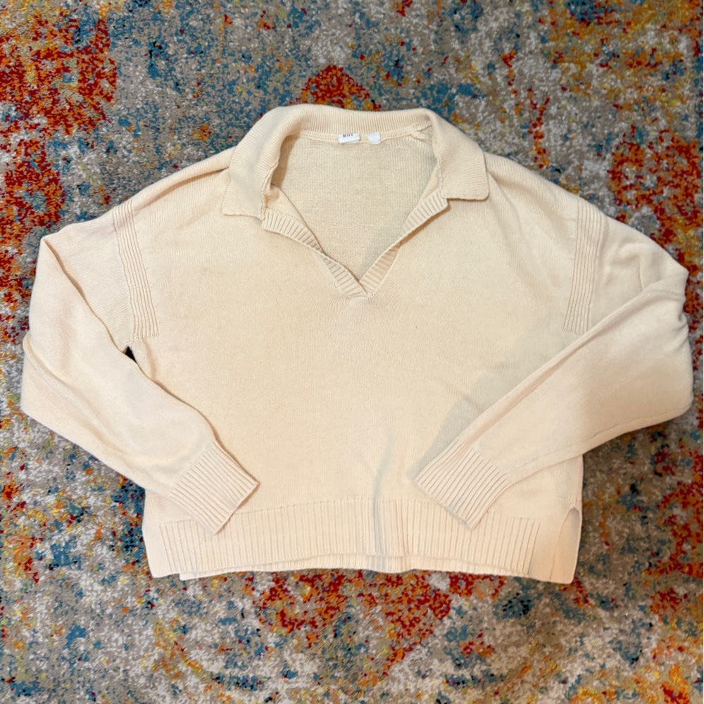 GAP Ivory Knit Pullover